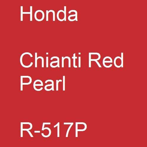 Honda, Chianti Red Pearl, R-517P.